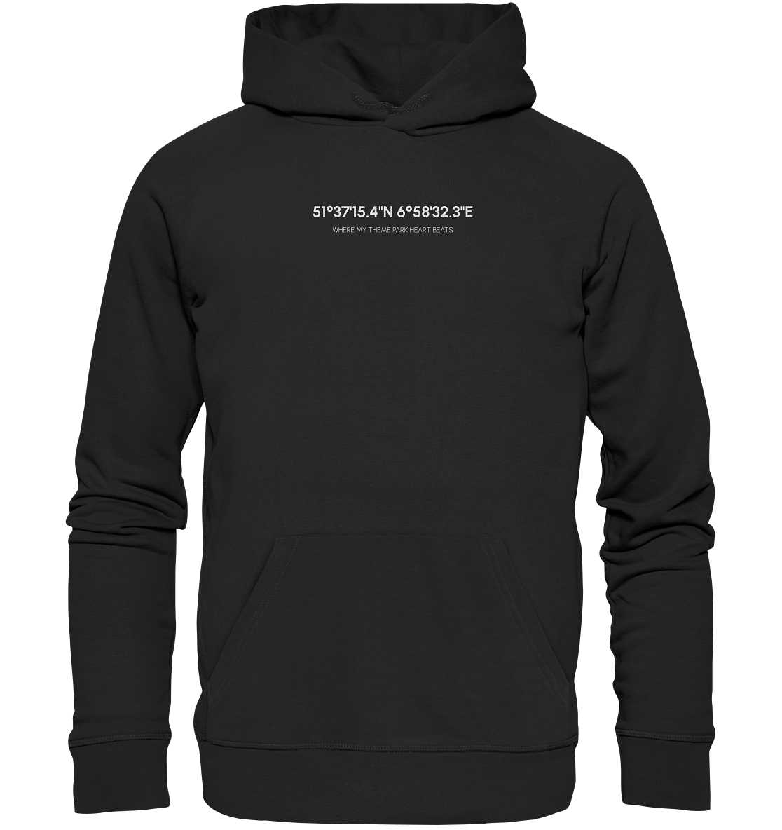 Koordinaten Bottrop - Organic Hoodie