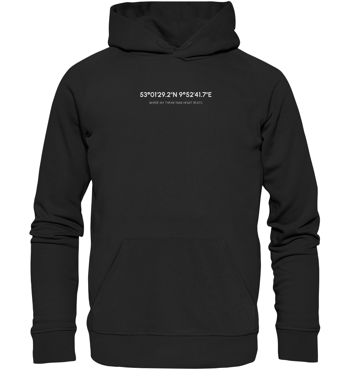 Koordinaten Soltau - Organic Hoodie