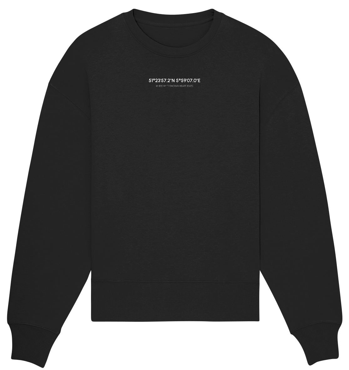 Koordinaten Sevenum - Organic Oversize Sweatshirt