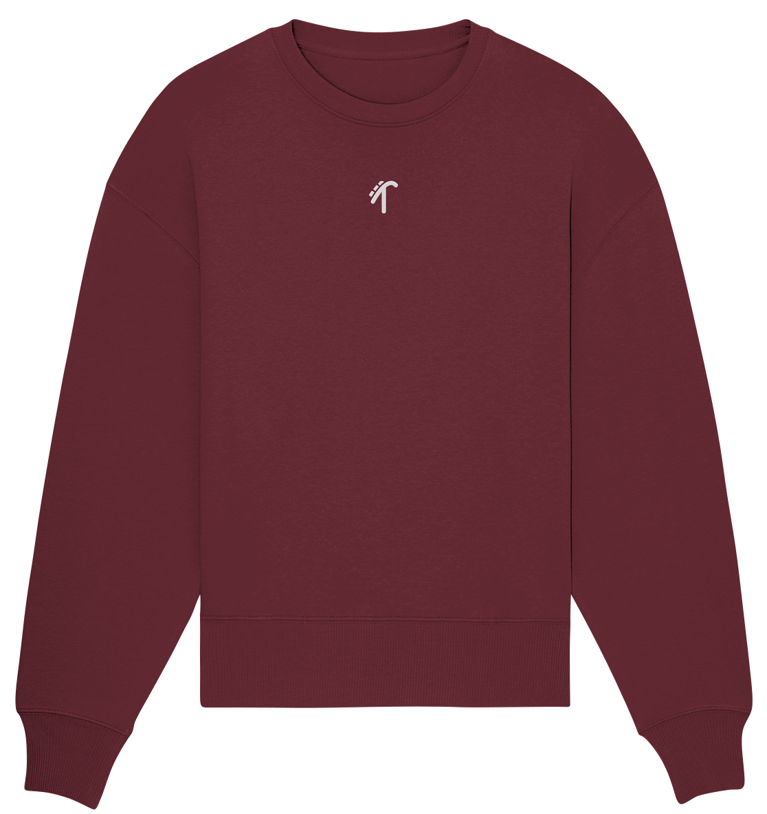 Themepark Genius - Organic Oversize Sweatshirt (Stick) – Bild 2