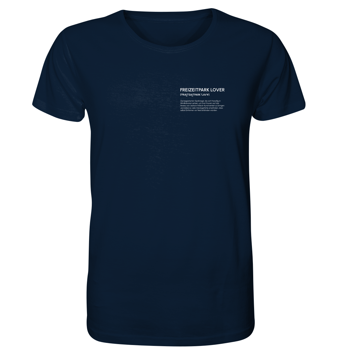 Freizeitpark Lover - Organic Shirt – Bild 5