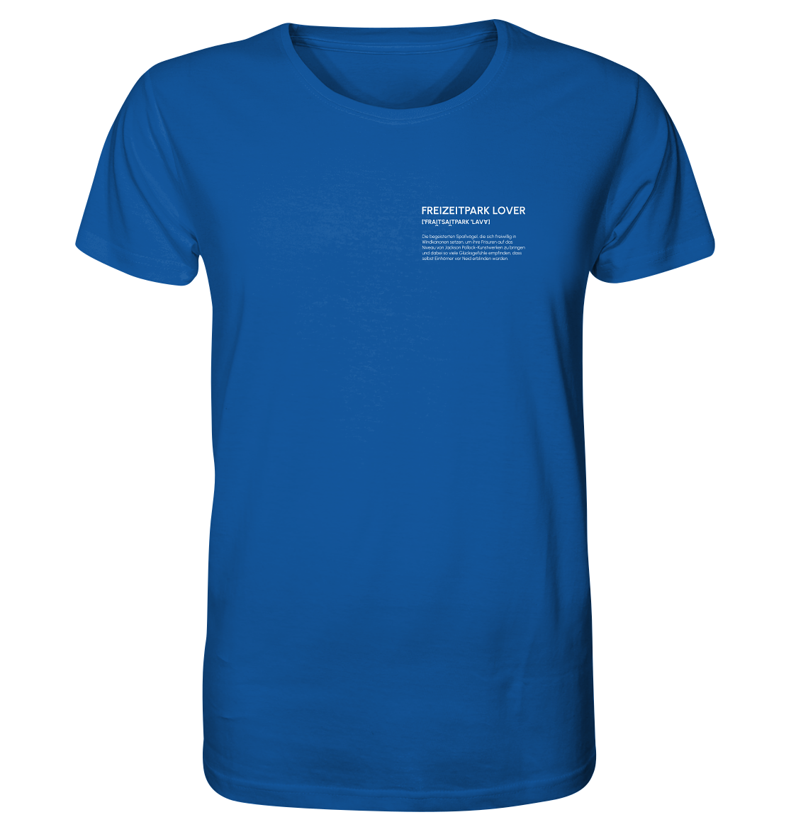 Freizeitpark Lover - Organic Shirt – Bild 7