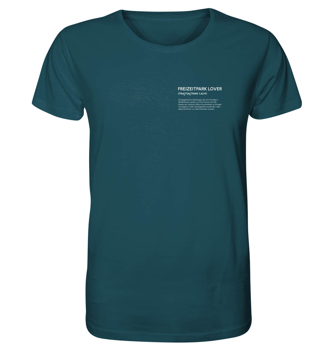Freizeitpark Lover - Organic Shirt – Bild 8