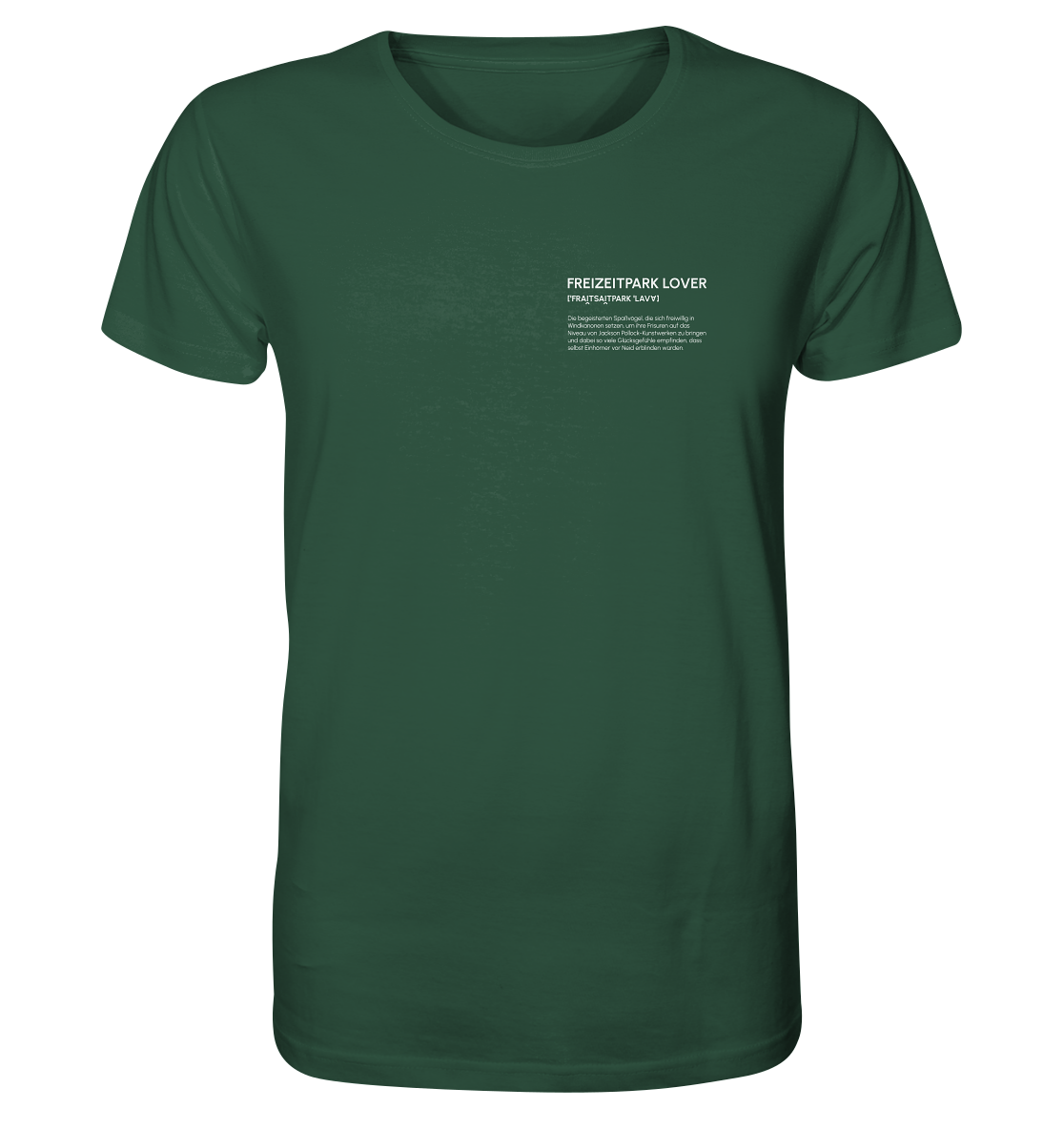 Freizeitpark Lover - Organic Shirt – Bild 2