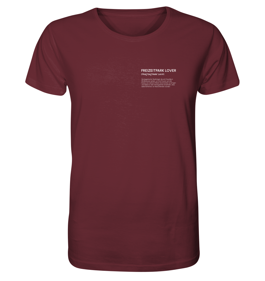 Freizeitpark Lover - Organic Shirt – Bild 3