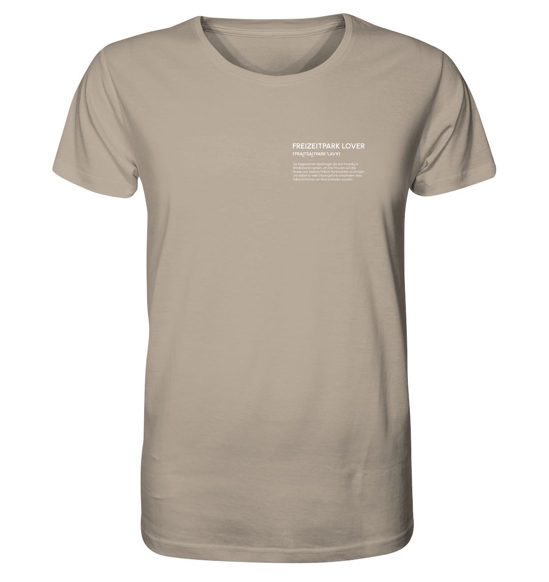 Freizeitpark Lover - Organic Shirt – Bild 4