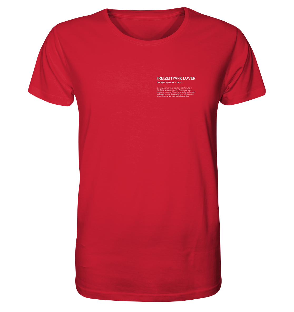 Freizeitpark Lover - Organic Shirt – Bild 6