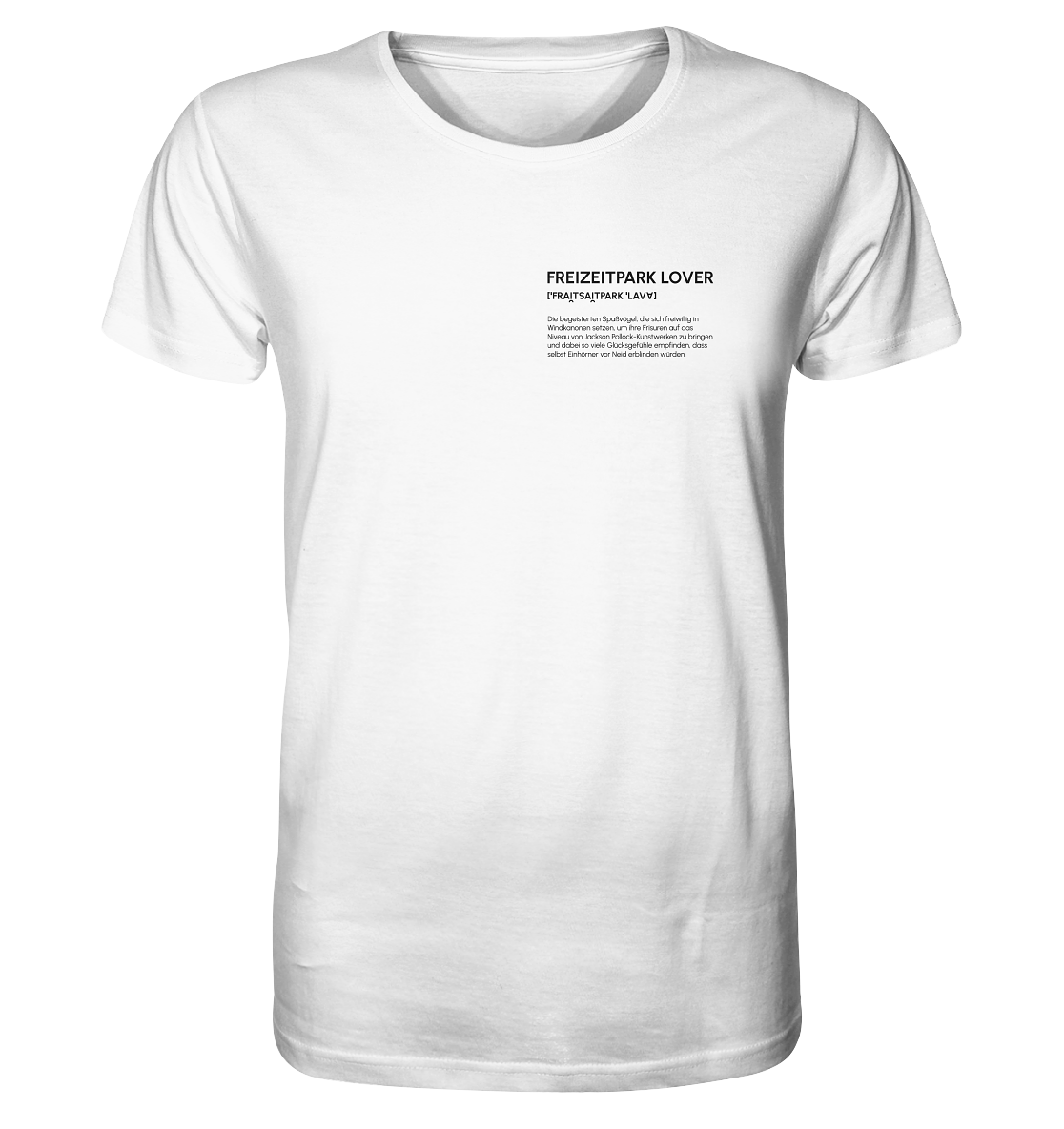 Freizeitpark Lover - Organic Shirt