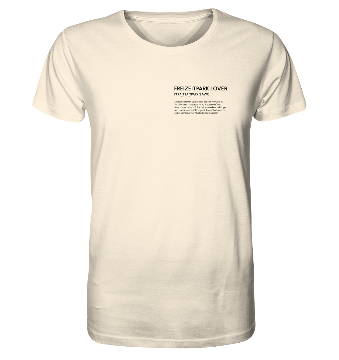 Freizeitpark Lover - Organic Shirt – Bild 2